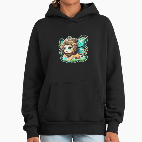 Legendary animals Electro-Butterfly Lion - Adult & Kids T-Shirts, Sweatshirts & Hoodies apparel design preview 1