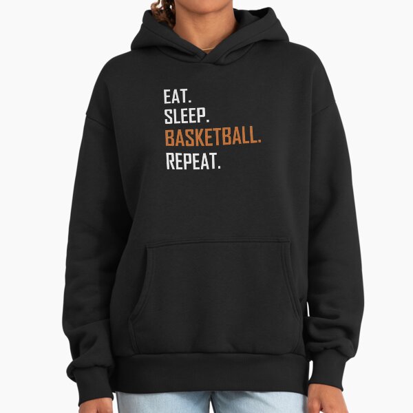 Eat Sleep Basketball Repeat Sports - Adult & Kids T-Shirts, Sweatshirts & Hoodies apparel design preview 1