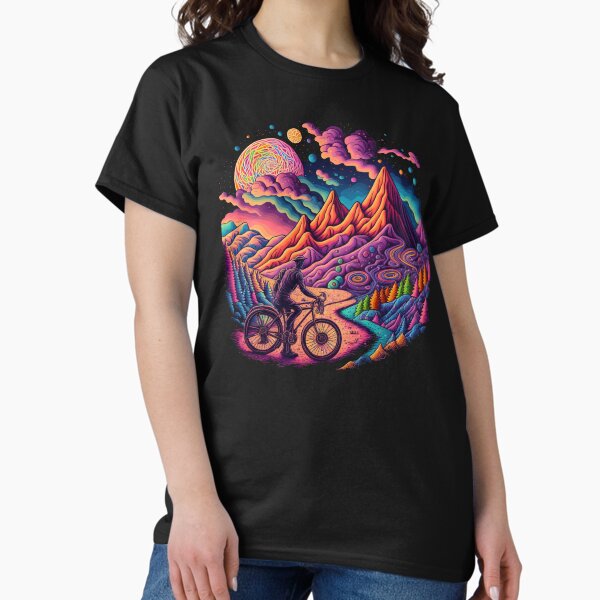 Bicycle Day 1943 Colorful Psychedelic Art - Adult & Kids T-Shirts, Sweatshirts & Hoodies apparel design preview 1