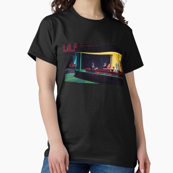 Nighthawks Edward Hopper - Adult & Kids T-Shirts, Sweatshirts & Hoodies apparel design preview 1