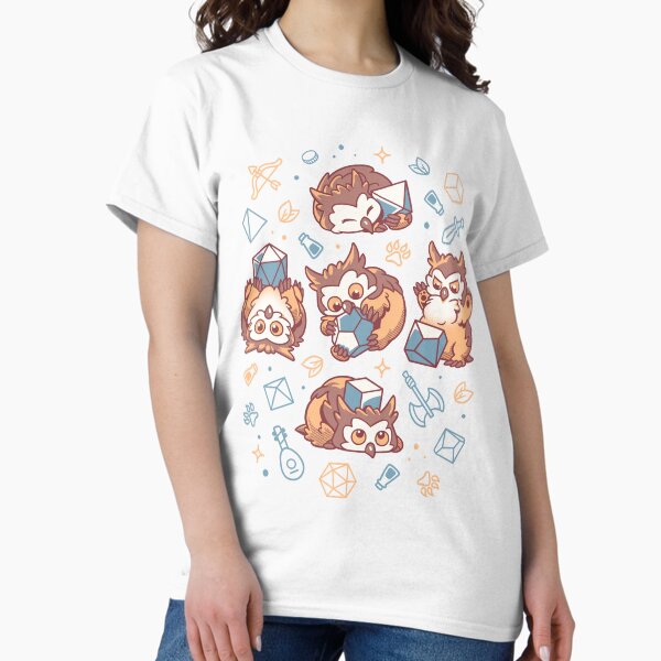 Cute Owl Beast Dice - Adult & Kids T-Shirts, Sweatshirts & Hoodies apparel design preview 1