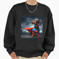 Superhero Dachshund: Tiny Hero, Big Bark - Adult & Kids T-Shirts, Sweatshirts & Hoodies apparel design preview 1