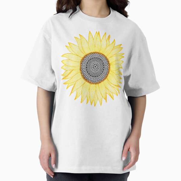 Golden Mandala Sunflower - Adult & Kids T-Shirts, Sweatshirts & Hoodies apparel design preview 1
