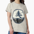 HQ Deep Vintage Winter Abyss Art - Adult & Kids T-Shirts, Sweatshirts & Hoodies apparel design preview 1