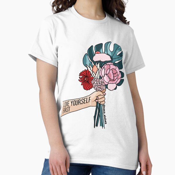Love yourself first by Sasa elebea - Adult & Kids T-Shirts, Sweatshirts & Hoodies apparel design preview 1