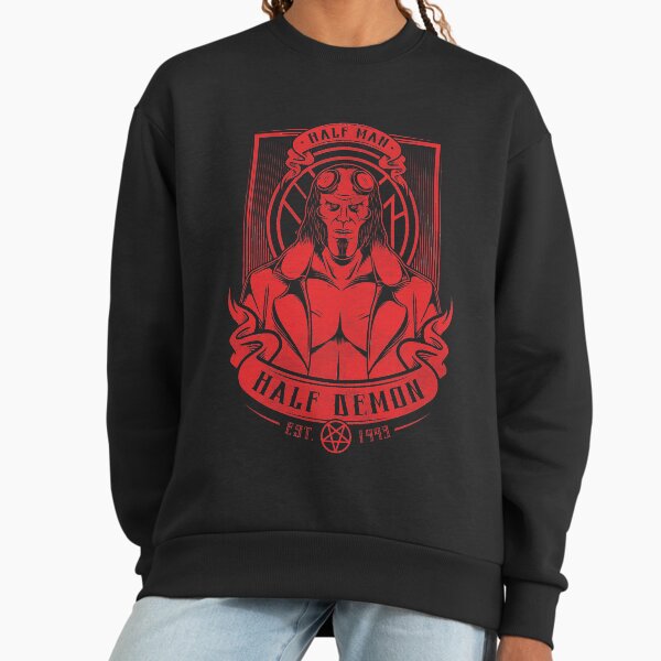 Half Man Demon - Adult & Kids T-Shirts, Sweatshirts & Hoodies apparel design preview 1