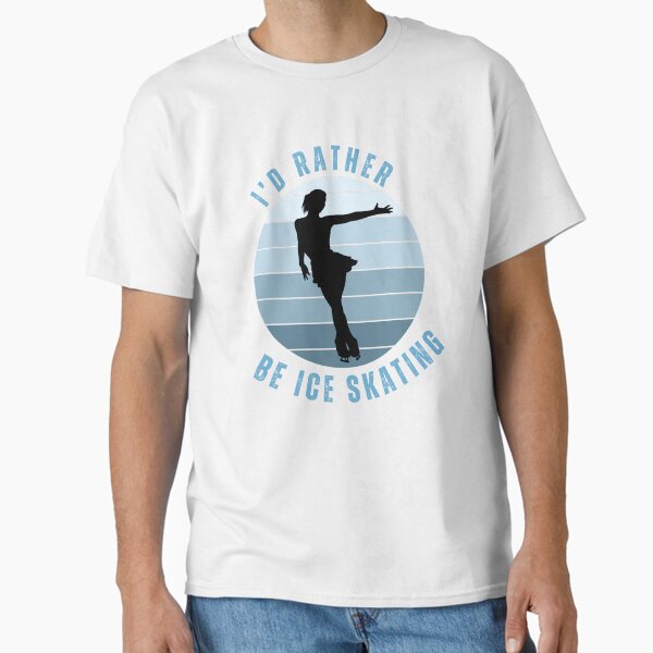 I'd rather be ice skating - Adult & Kids T-Shirts, Sweatshirts & Hoodies apparel design preview 1