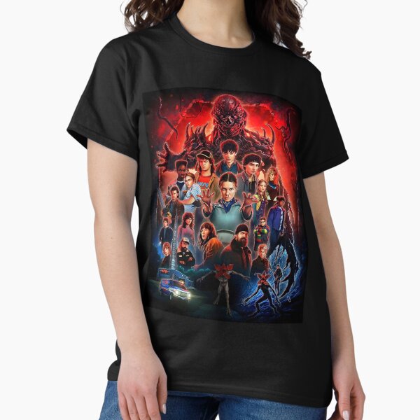 Stranger Things Inspired Fan Art Dark from the Upside - Adult & Kids T-Shirts, Sweatshirts & Hoodies apparel design preview 1