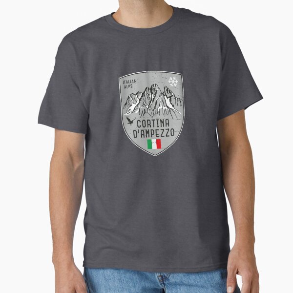 Cortina d Ampezzo Mountain Italy Emblem - Adult & Kids T-Shirts, Sweatshirts & Hoodies apparel design preview 1