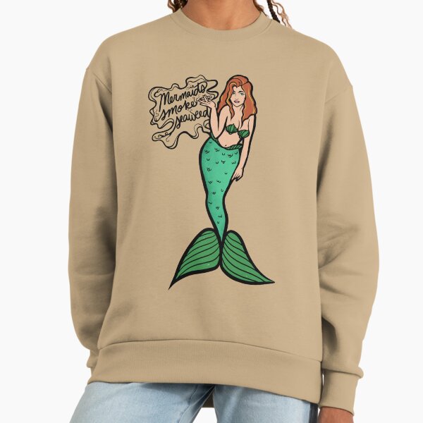 Mermaids smoke seaweed - Adult & Kids T-Shirts, Sweatshirts & Hoodies apparel design preview 1