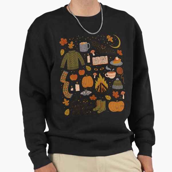 Autumn Nights Pattern - Adult & Kids T-Shirts, Sweatshirts & Hoodies apparel design preview 1