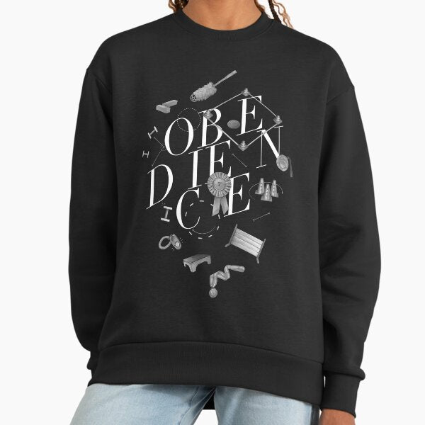 Obedience Lettering with Hand Drawn Exercise - Adult & Kids T-Shirts, Sweatshirts & Hoodies apparel design preview 1
