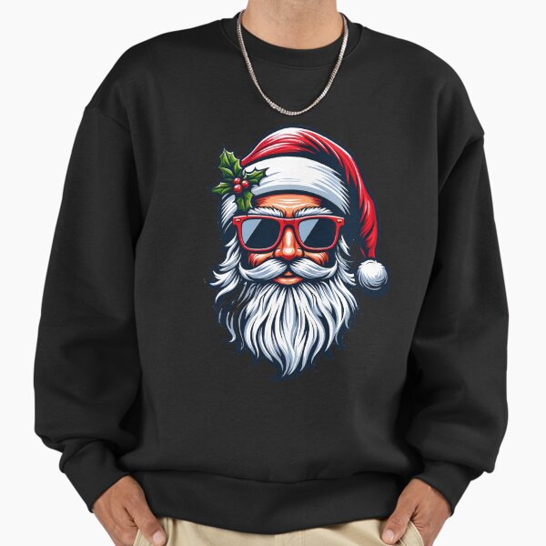 Cool Claus Stylish Santa with Sunglasses Holiday - Adult & Kids T-Shirts, Sweatshirts & Hoodies apparel design preview 1