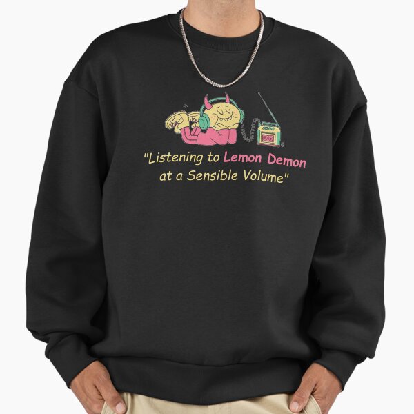 Listening to Lemon Demon at a Sensible Volume - Adult & Kids T-Shirts, Sweatshirts & Hoodies apparel design preview 1