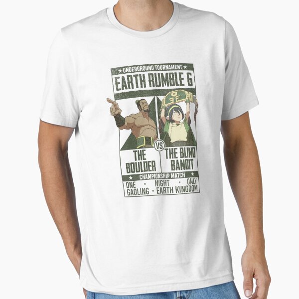 Avatar: The Last Airbender Boulder VS Blind Bandit - Adult & Kids T-Shirts, Sweatshirts & Hoodies apparel design preview 1
