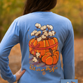 Girlie Girl Originals Fall In The Air Cotton Pumpkin - Adult & Kids T-Shirts, Sweatshirts & Hoodies apparel design preview 1