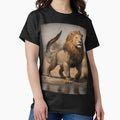 Mythical lion crocodile hybrid. - Adult & Kids T-Shirts, Sweatshirts & Hoodies apparel design preview 1
