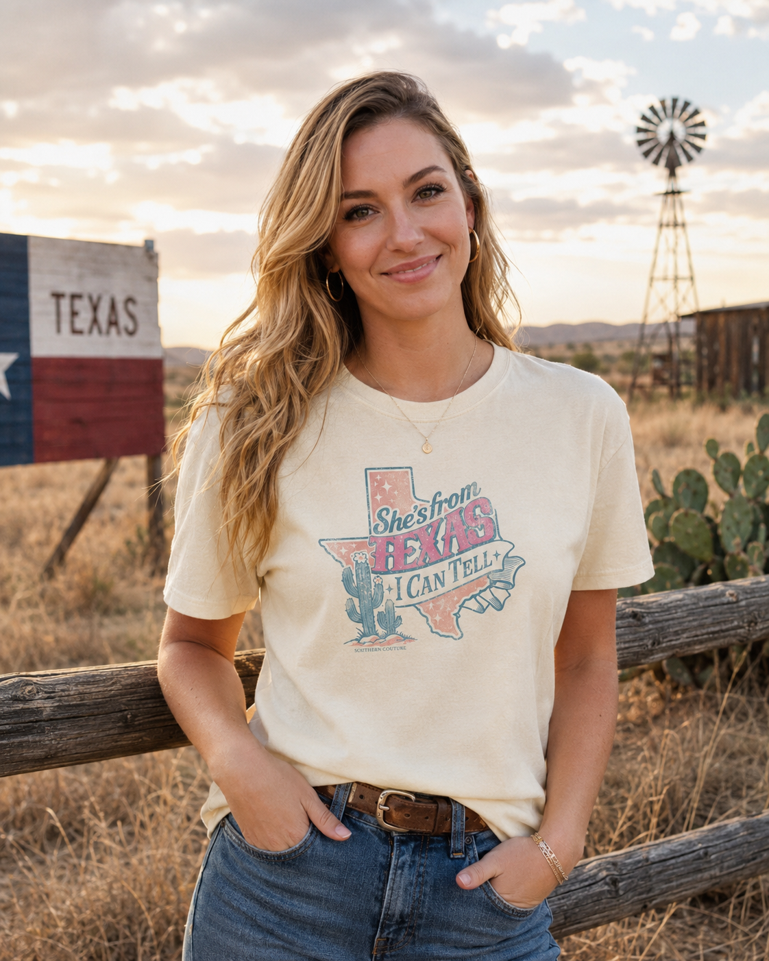 Southern Couture Soft Shes From Texas Natural - Adult & Kids T-Shirts, Sweatshirts & Hoodies apparel design preview 1