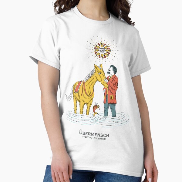 Nietzsche the evolution - Adult & Kids T-Shirts, Sweatshirts & Hoodies apparel design preview 1