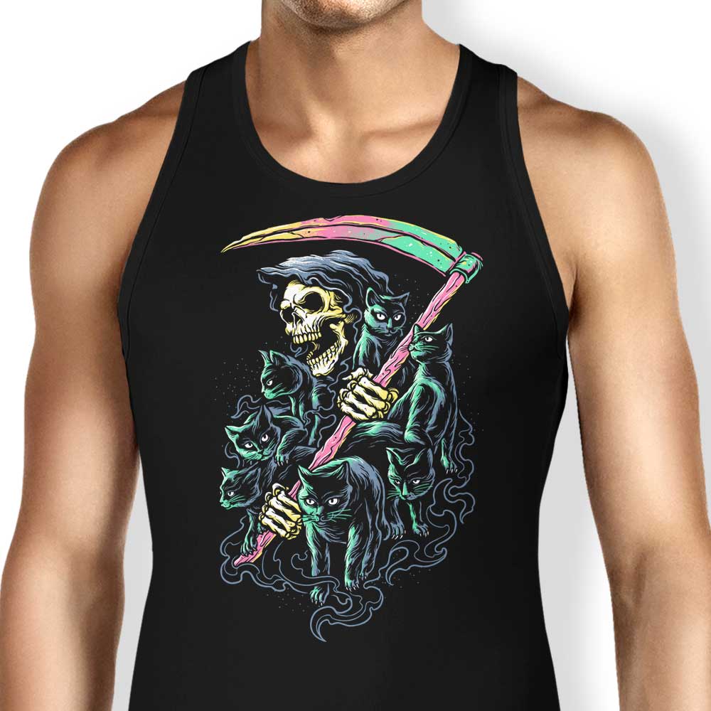 7 Deadly Cats Tank Top - Adult & Kids T-Shirts, Sweatshirts & Hoodies apparel design preview 1
