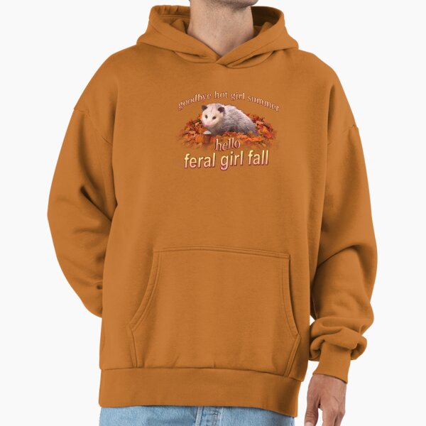 Hello Feral Girl Fall (goodbye hot summer) Autumn - Adult & Kids T-Shirts, Sweatshirts & Hoodies apparel design preview 1
