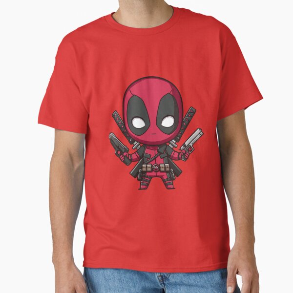 Chibi D. Pool - Adult & Kids T-Shirts, Sweatshirts & Hoodies apparel design preview 1