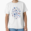 Soft wildflowers painted with ink and watercolor - Adult & Kids T-Shirts, Sweatshirts & Hoodies apparel design preview 1