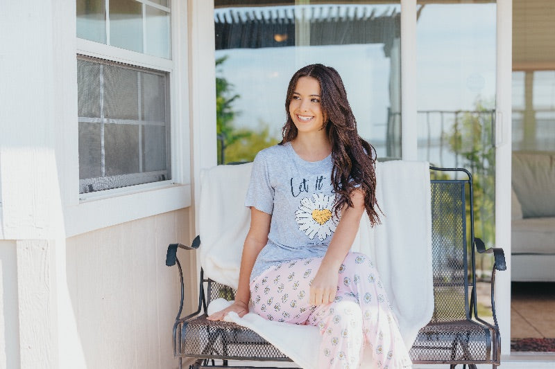 Simply Southern Let It Be PJ Pants Set - Adult & Kids T-Shirts, Sweatshirts & Hoodies apparel design preview 2