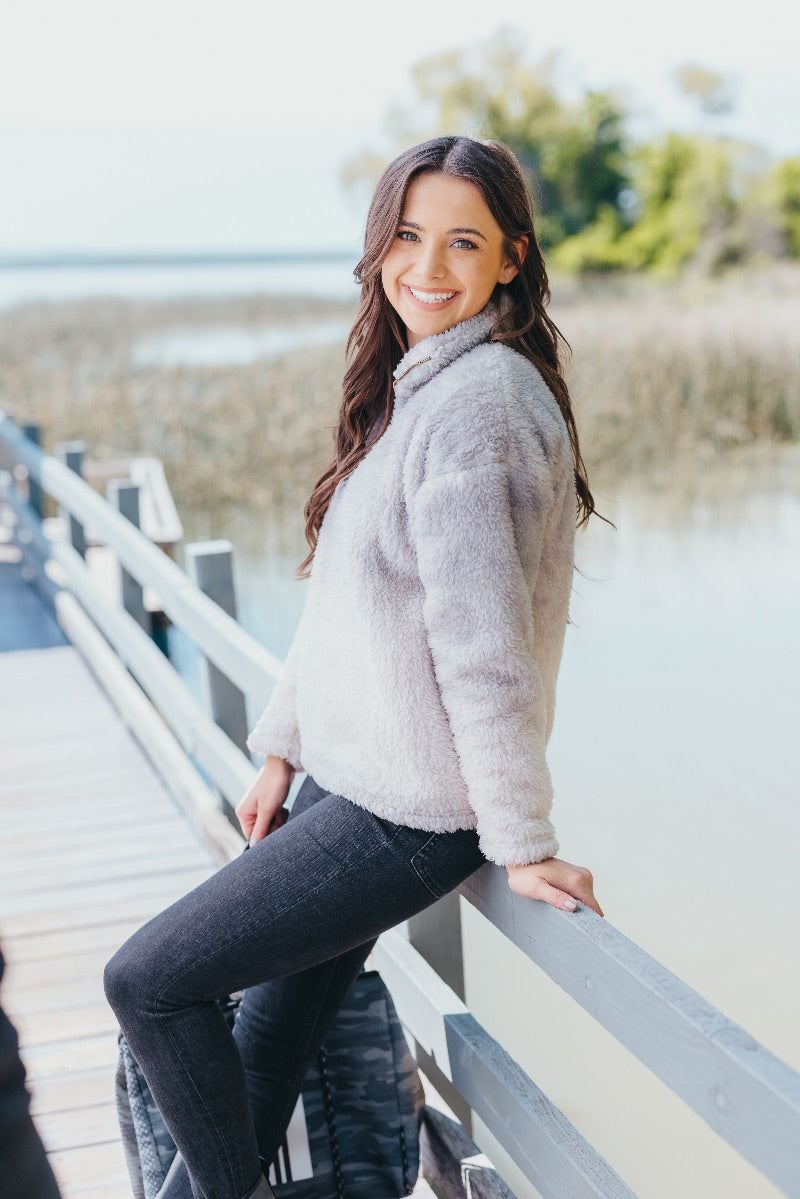 Simply Southern Classic Ombre Grey Sherpa - Adult & Kids T-Shirts, Sweatshirts & Hoodies apparel design preview 2