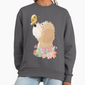 Hello Spring! White Cream Goldendoodle Labradoodle - Adult & Kids T-Shirts, Sweatshirts & Hoodies apparel design preview 1