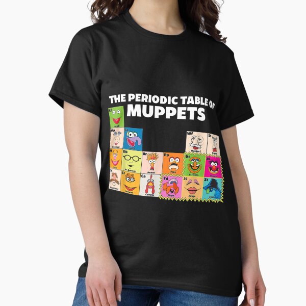 The Muppets Periodic Table Of - Adult & Kids T-Shirts, Sweatshirts & Hoodies apparel design preview 1