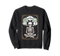 Overthinker Skeleton Tarot Sweatshirt - Novelty Apparel for Adults - T-Shirt, Sweatshirt, Hoodie