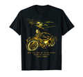 Americana Motorcycle P 51 Airplane T-Shirt - Unique Graphic Men Women - T-Shirt, Sweatshirt, Hoodie