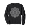Floral Mandala Geometric Pattern Sweatshirt - Fun Novelty Design Men Women - T-Shirt, Sweatshirt, Hoodie