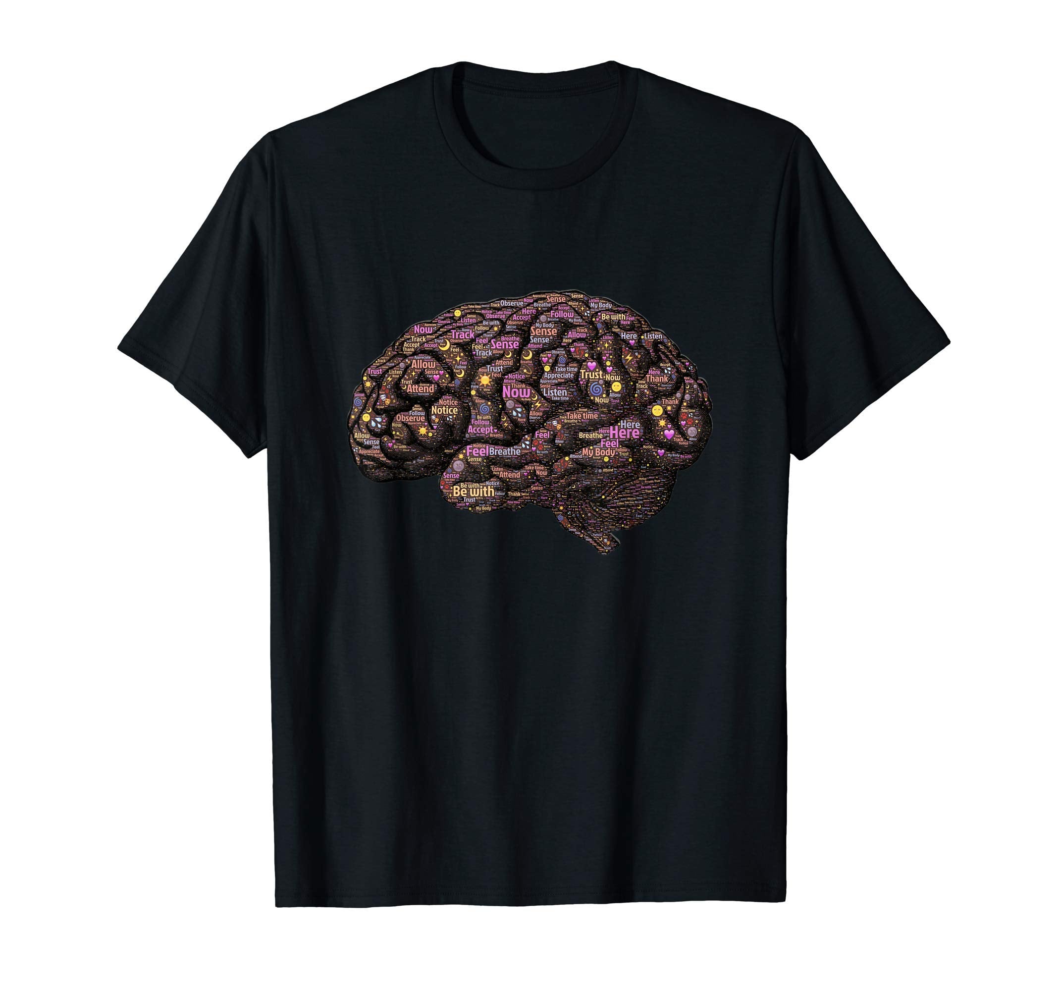 Mindfulness Be Present Moment T-Shirt - Minimalist Print Men Women - T-Shirt, Sweatshirt, Hoodie