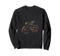 Stylish Motorcycle Sweatshirt - Aesthetic Graphic for Adults - T-Shirt, Sweatshirt, Hoodie