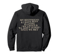 My Bestfriend I Listen We Dont Judge Groovy Hoodie - Unique Graphic Unisex - T-Shirt, Sweatshirt, Hoodie
