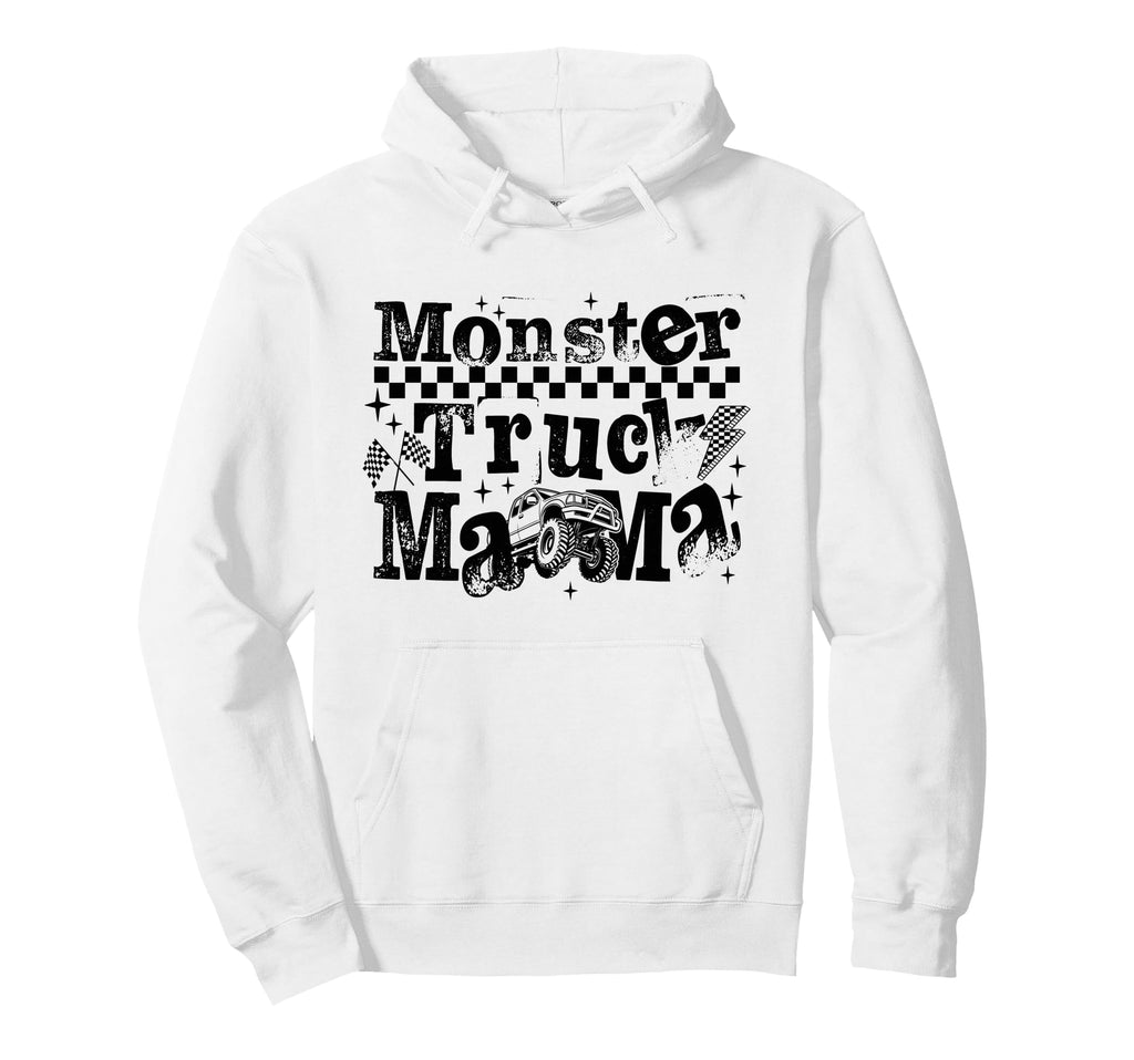 Monster Truck Mama Car Race Racing Birthday Hoodie - Graphic Print Unisex - T-Shirt, Sweatshirt, Hoodie