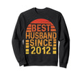 Best Husband Since 2012 Wedding Sweatshirt - Graphic Print Men Women - T-Shirt, Sweatshirt, Hoodie