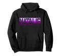 Purple Natalie Name Hoodie - Graphic Print for Adults - T-Shirt, Sweatshirt, Hoodie