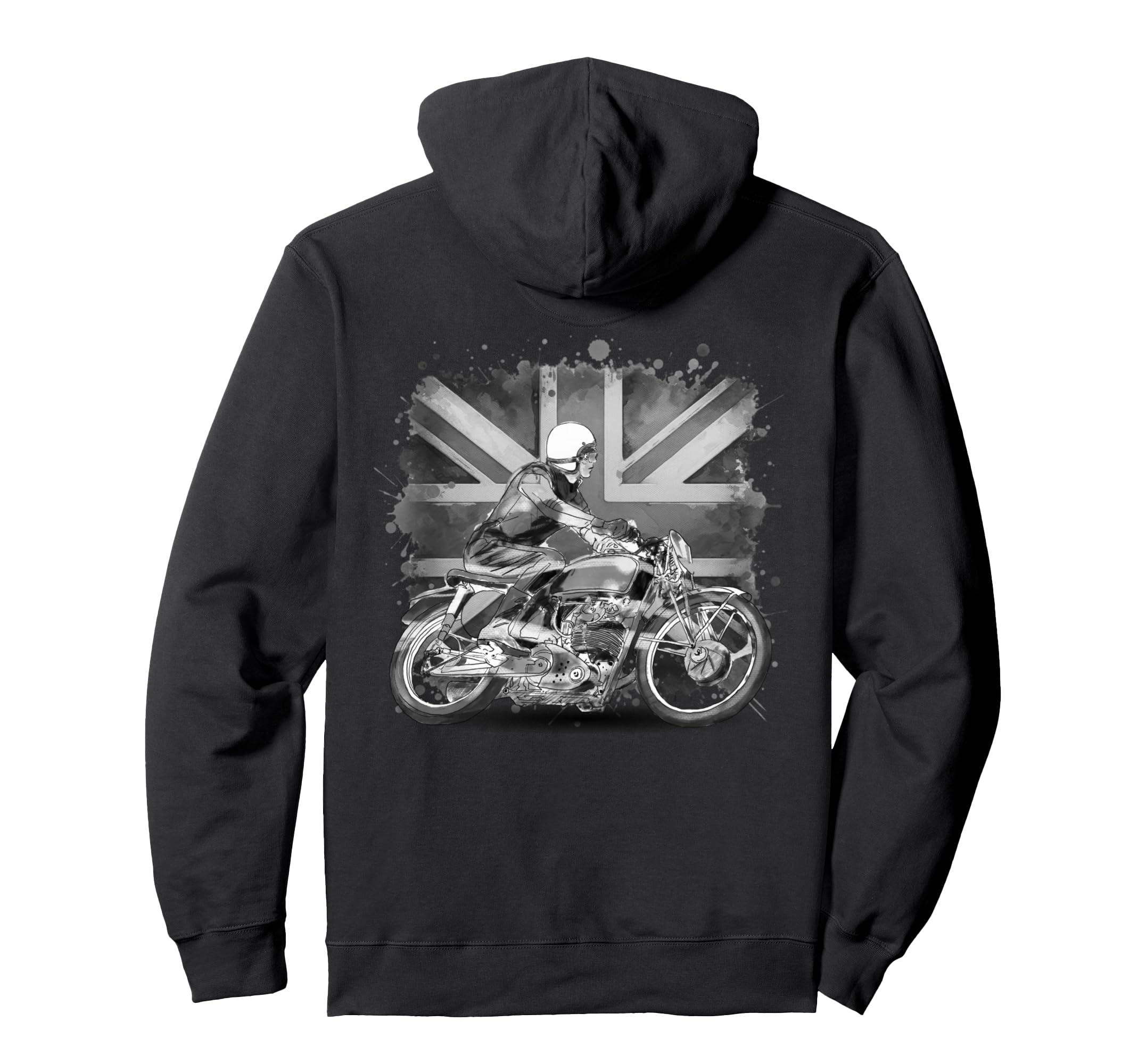 Racer Illustrartion Hoodie - Minimalist Print Unisex - T-Shirt, Sweatshirt, Hoodie