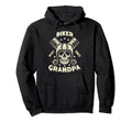 60Th Birthday Motorcycle Biker Grandpa Hoodie - Trendy Graphic Men Women - T-Shirt, Sweatshirt, Hoodie