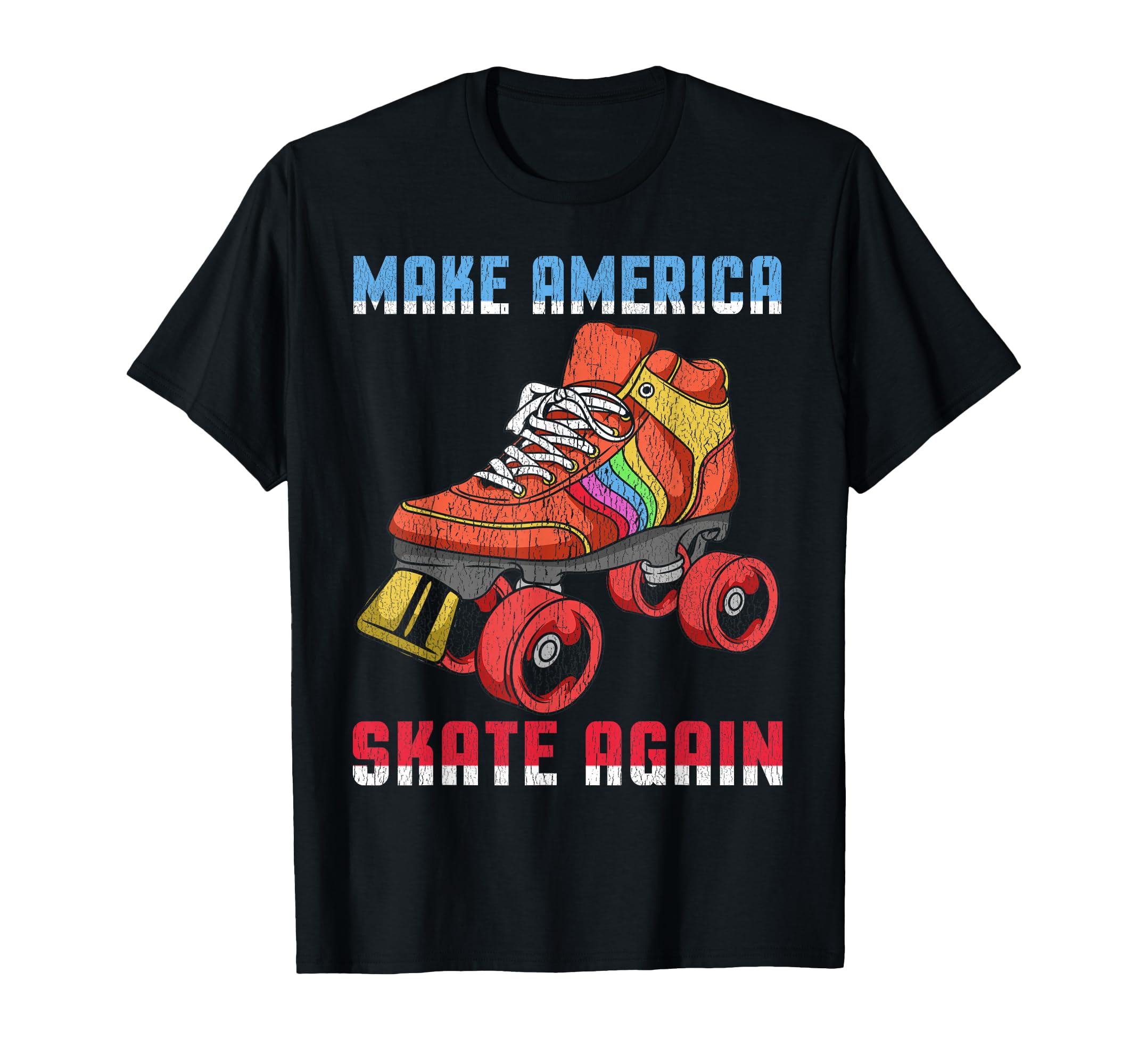 80S Rollerskates Roller Skating Disco T-Shirt - Graphic Print Men Women - T-Shirt, Sweatshirt, Hoodie