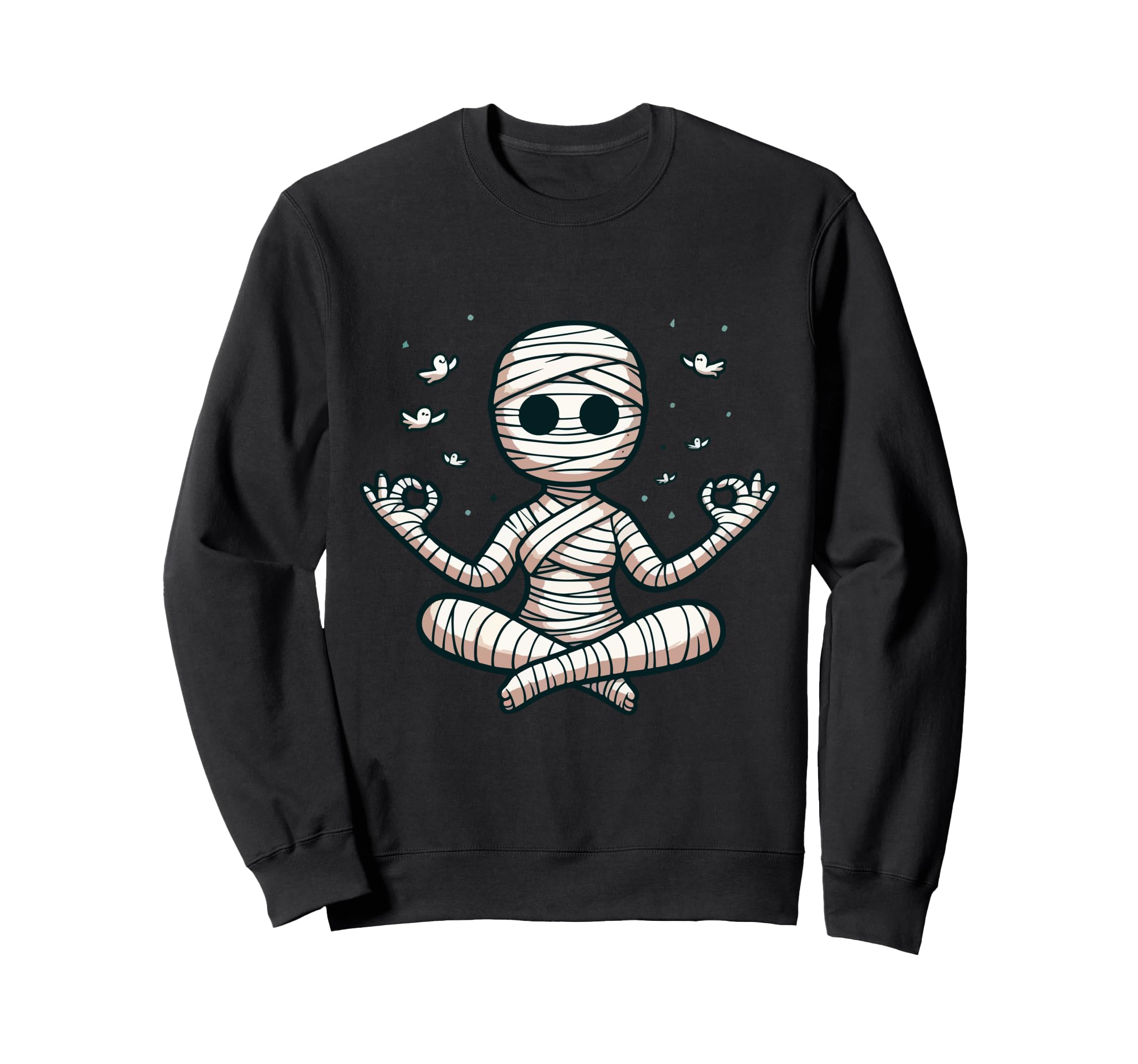 Meditation Mummy Yoga Pose Sweatshirt - Streetwear Style Men Women - T-Shirt, Sweatshirt, Hoodie