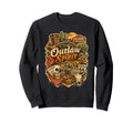 Outlaw Spirit Western Cowboy Sweatshirt - Casual Everyday Wear Unisex - T-Shirt, Sweatshirt, Hoodie