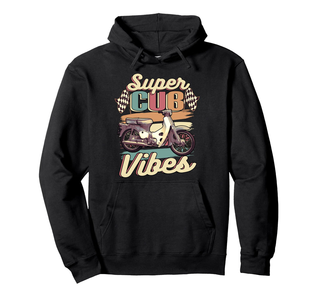 Super Cub C100 Moped Motorcycle Hoodie - Casual Everyday Wear for Adults - T-Shirt, Sweatshirt, Hoodie