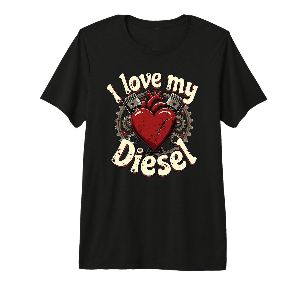 Funny Dieselfan Car Dieselcar Tri Blend T-Shirt - Custom Art Print Unisex - T-Shirt, Sweatshirt, Hoodie