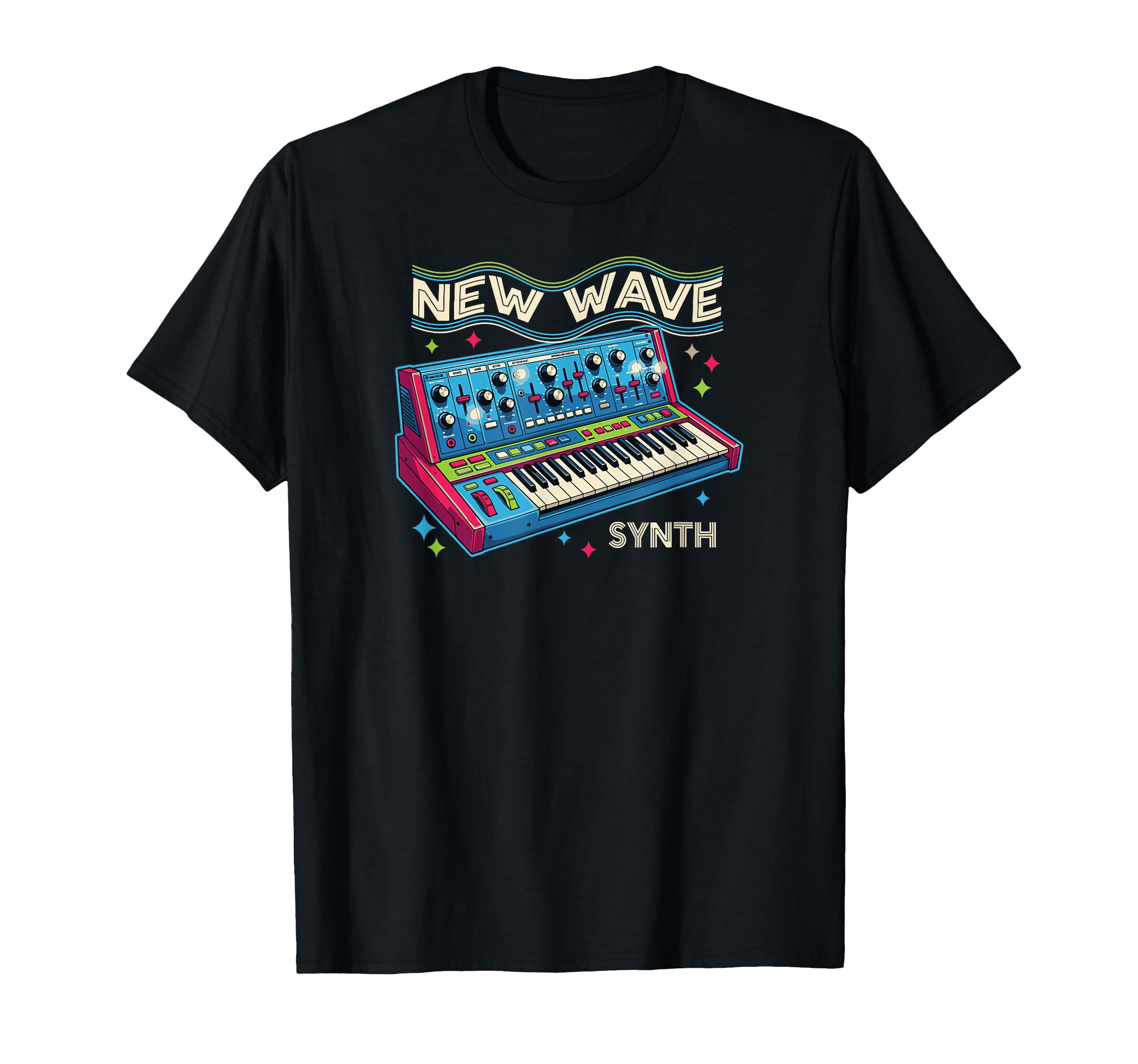 Synth Pop New Wave Music Dark Wave T-Shirt - Minimalist Print Men Women - T-Shirt, Sweatshirt, Hoodie