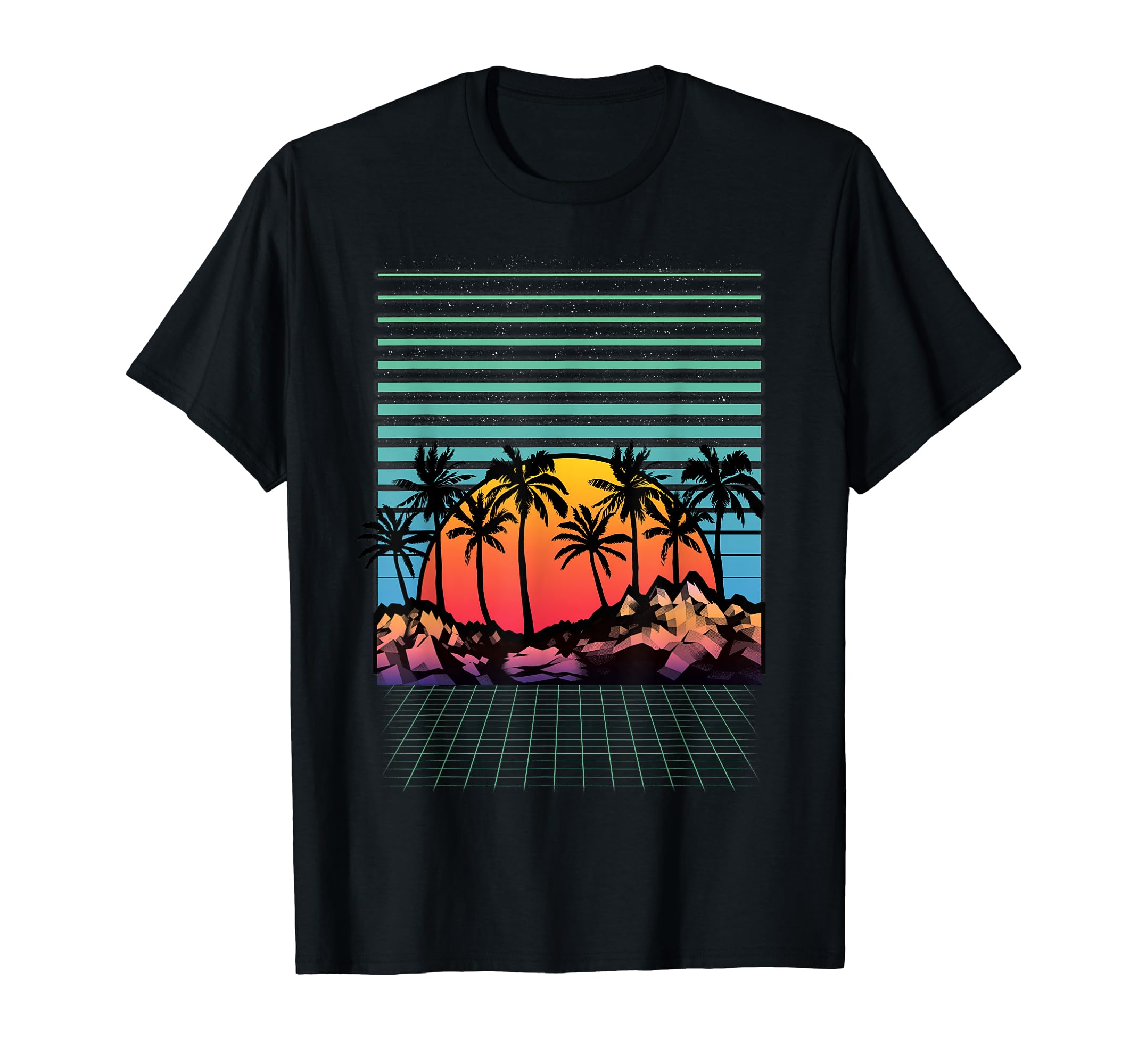 Vaporwave Aesthetic 80S Synthwave T-Shirt - Casual Everyday Wear Unisex - T-Shirt, Sweatshirt, Hoodie