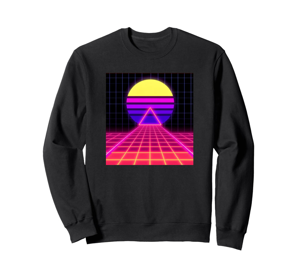 Synthwave Retrowave 80S 90S Vaporwave Sweatshirt - Minimalist Print Unisex - T-Shirt, Sweatshirt, Hoodie
